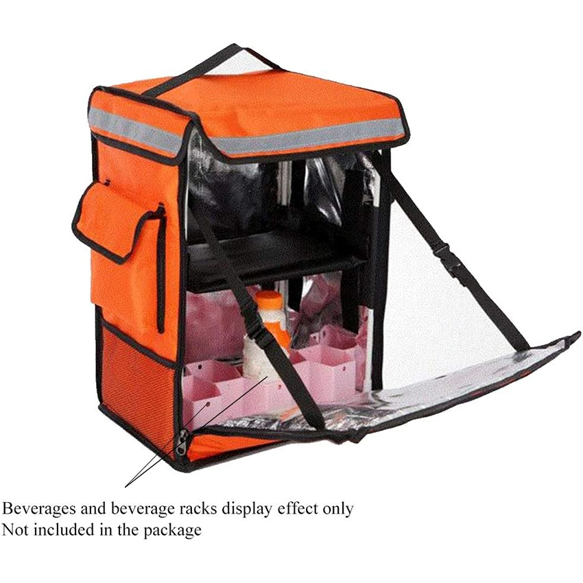 Food Delivery Bag Insulated Backpack Waterproof Pizza Food Service Commercial Portable Cooler