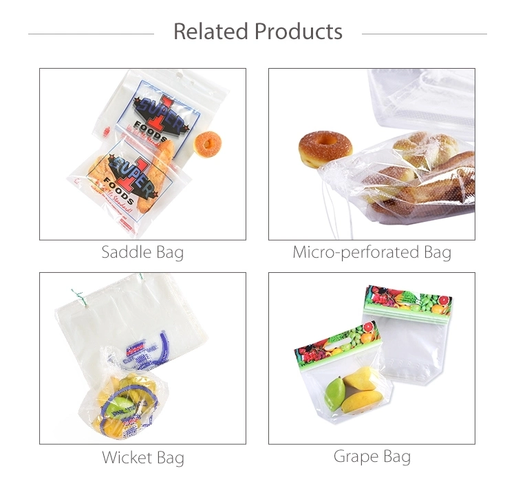 Bakery Packaging LDPE Wicket Bag Bread Bag Plastic Hamburger Bag